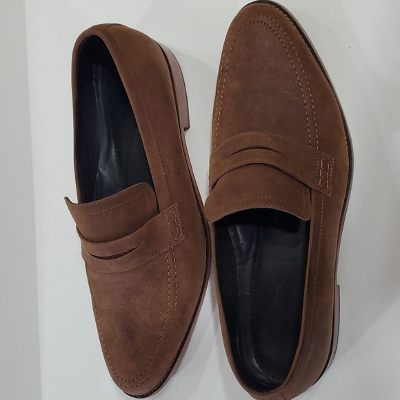 𝅺Nisolo oiled leather loafer size 12 - Picture 5 of 14